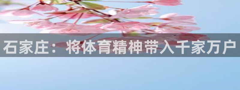尊龙官网下载招商电话：石家庄：将体育精神带入千家万户