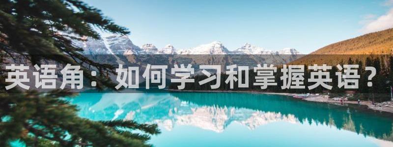 尊龙官网下载平台注册：英语角：如何学习和掌握英语？