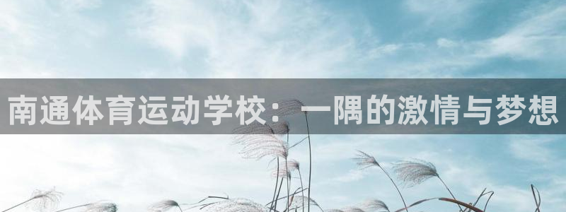 尊龙官网下载招商电话地址查询：南通体育运动学校：一隅的激情与